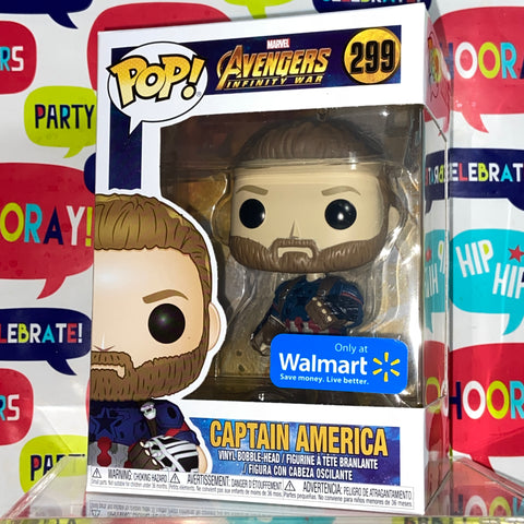 Captain America (Infinity War) - Marvel Funko Pop 299 Walmart Exclusive