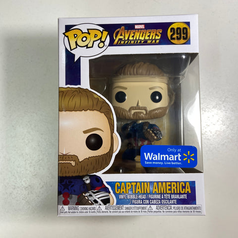 Captain America (Infinity War) - Marvel Funko Pop 299 Walmart Exclusive