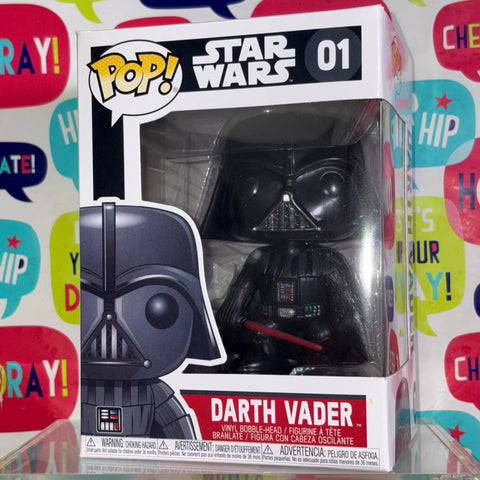 Darth Vader - Star Wars Funko Pop 01 Vinyl Figure (11.4 Cm L × 8.9 Cm W × 15.9 Cm H)