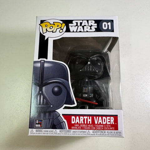 Darth Vader - Star Wars Funko Pop 01 Vinyl Figure (11.4 Cm L × 8.9 Cm W × 15.9 Cm H)
