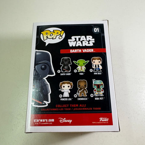 Darth Vader - Star Wars Funko Pop 01 Vinyl Figure (11.4 Cm L × 8.9 Cm W × 15.9 Cm H)