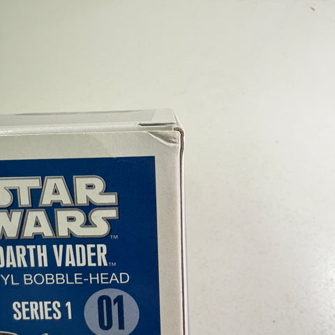 Darth Vader LARGE FONT BLUE BOX - Star Wars Funko Pop Vinyl Figure (11.4 Cm L × 8.9 Cm W × 15.9 Cm H)