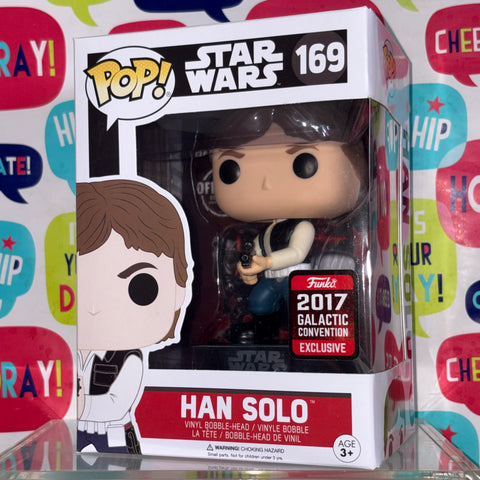 Han Solo- Star Wars Funko Pop 169 Vinyl Figure (11.4 Cm L × 8.9 Cm W × 15.9 Cm H)
