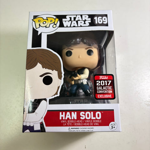 Han Solo- Star Wars Funko Pop 169 Vinyl Figure (11.4 Cm L × 8.9 Cm W × 15.9 Cm H)