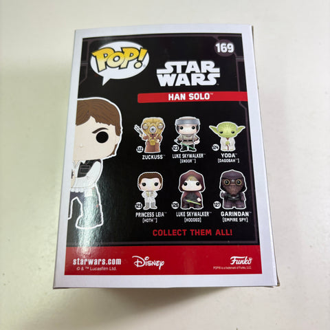 Han Solo- Star Wars Funko Pop 169 Vinyl Figure (11.4 Cm L × 8.9 Cm W × 15.9 Cm H)