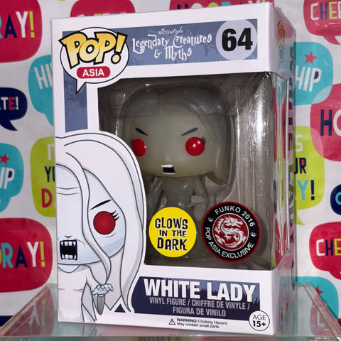Legendary Creatures & Myths - White Lady Funko Pop 64 Glow in The Dark Funko 2016 Pop Asia