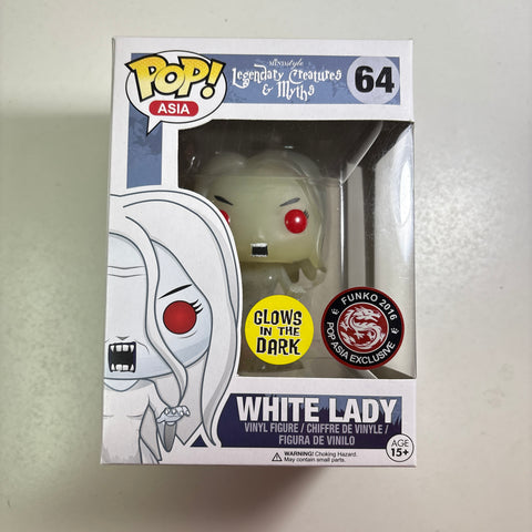 Legendary Creatures & Myths - White Lady Funko Pop 64 Glow in The Dark Funko 2016 Pop Asia