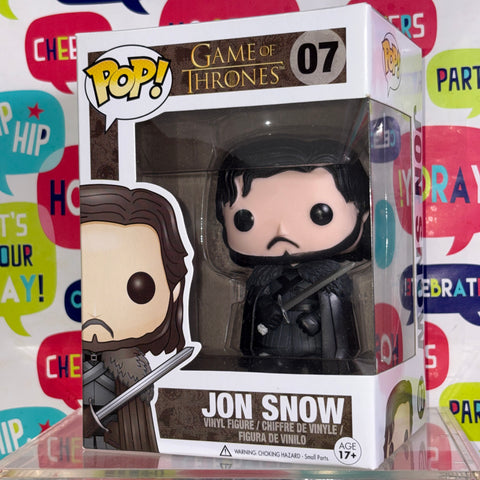 Jon Snow - Game of Thrones Funko Pop 07 Vinyl Figure (11.4 Cm L × 8.9 Cm W × 15.9 Cm H)