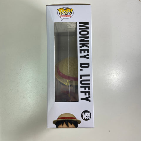 One Piece - Luffy Wanted Poster (Figure is Detached and can be fixed if opened)  Funko Pop 1459 Fall Convention