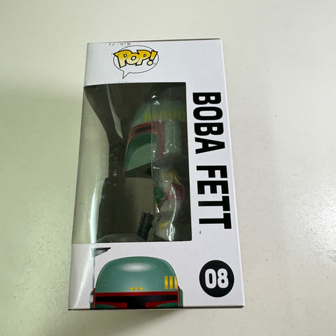 BOX FLAWS VIEW PHOTOS Boba Fett - Star Wars Funko Pop 08 Vinyl Figure (11.4 Cm L × 8.9 Cm W × 15.9 Cm H)