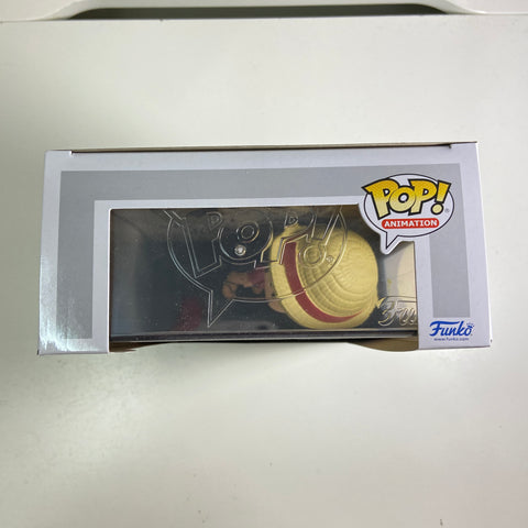 One Piece - Luffy Wanted Poster (Figure is Detached and can be fixed if opened)  Funko Pop 1459 Fall Convention