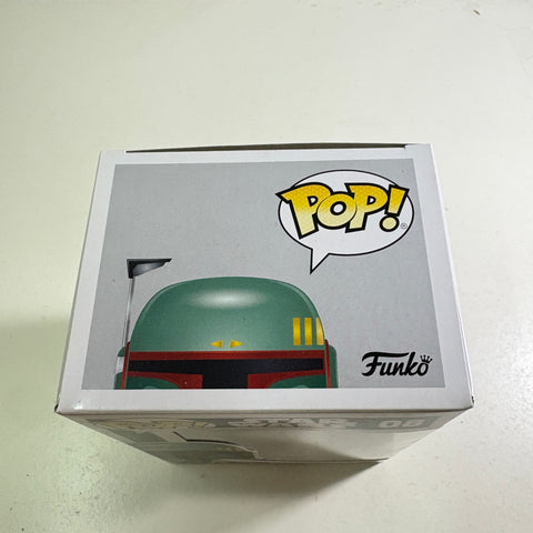 BOX FLAWS VIEW PHOTOS Boba Fett - Star Wars Funko Pop 08 Vinyl Figure (11.4 Cm L × 8.9 Cm W × 15.9 Cm H)