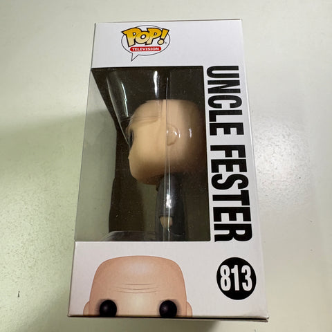 SEVERE BOX DAMAGE Uncle Fester - The Addams Family Funko Pop 813 (11.4 Cm L × 8.9 Cm W × 15.9 Cm H)
