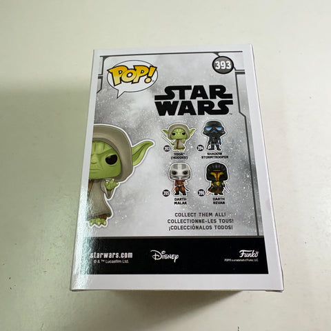 Yoda Hooded - Star Wars Funko Pop 393 Vinyl Figure (11.4 Cm L × 8.9 Cm W × 15.9 Cm H)