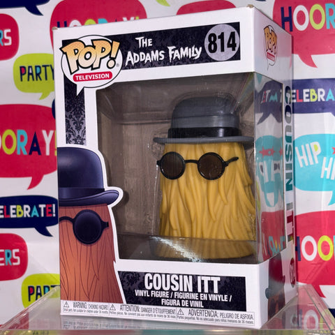 BOX FLAWS VIEW PHOTOS Cousin Itt - The Addams Family Funko Pop 814 (11.4 Cm L × 8.9 Cm W × 15.9 Cm H)