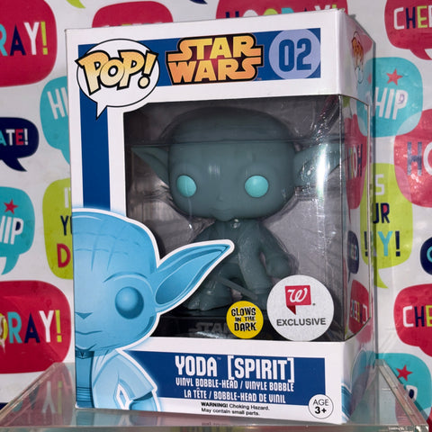 Yoda SPIRIT - Star Wars Funko Pop 02 Vinyl Figure (11.4 Cm L × 8.9 Cm W × 15.9 Cm H)