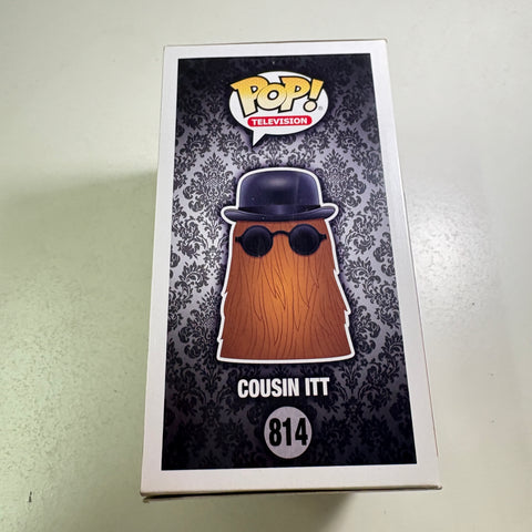 BOX FLAWS VIEW PHOTOS Cousin Itt - The Addams Family Funko Pop 814 (11.4 Cm L × 8.9 Cm W × 15.9 Cm H)