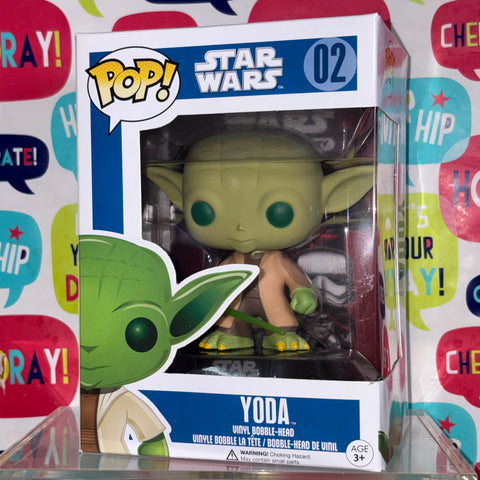 Yoda Green - Star Wars Funko Pop 02 Vinyl Figure (11.4 Cm L × 8.9 Cm W × 15.9 Cm H)
