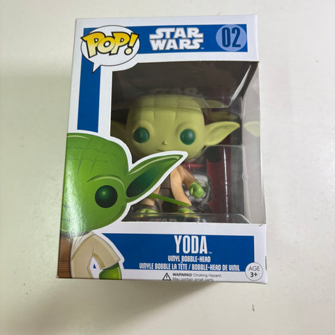 Yoda Green - Star Wars Funko Pop 02 Vinyl Figure (11.4 Cm L × 8.9 Cm W × 15.9 Cm H)