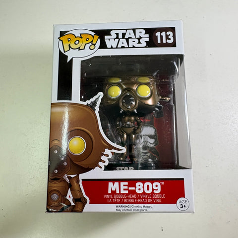 ME-809 - Star Wars Funko Pop 113 Vinyl Figure (11.4 Cm L × 8.9 Cm W × 15.9 Cm H)