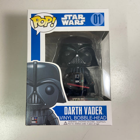 Star Wars - Darth Vader (Large Font 2011 Release) Funko Pop 01