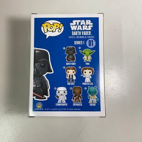 Star Wars - Darth Vader (Large Font 2011 Release) Funko Pop 01