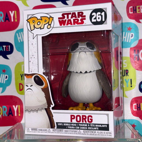Porg - Star Wars Funko Pop 261 Vinyl Figure (11.4 Cm L × 8.9 Cm W × 15.9 Cm H)