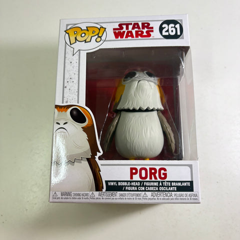 Porg - Star Wars Funko Pop 261 Vinyl Figure (11.4 Cm L × 8.9 Cm W × 15.9 Cm H)