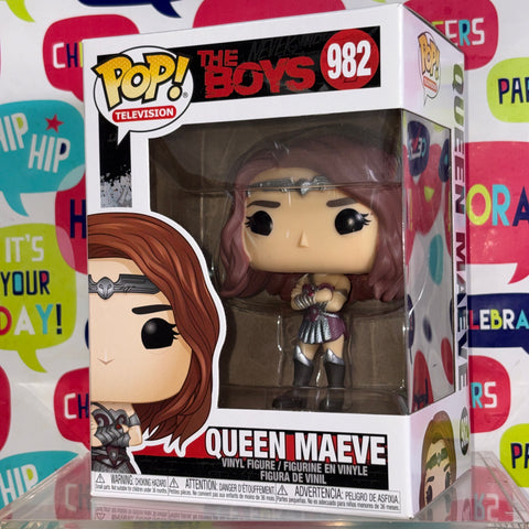 BOX FLAWS VIEW PHOTOS Queen Maeve - The Boys Funko Pop 982 (11.4 Cm L × 8.9 Cm W × 15.9 Cm H)