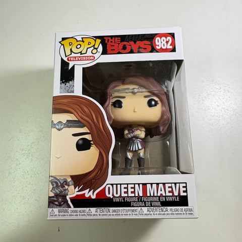 BOX FLAWS VIEW PHOTOS Queen Maeve - The Boys Funko Pop 982 (11.4 Cm L × 8.9 Cm W × 15.9 Cm H)