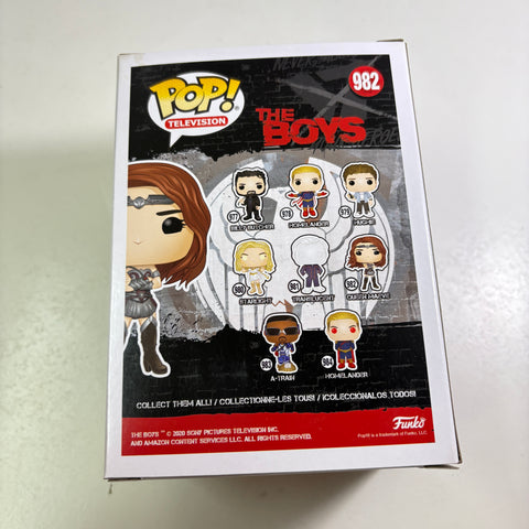 BOX FLAWS VIEW PHOTOS Queen Maeve - The Boys Funko Pop 982 (11.4 Cm L × 8.9 Cm W × 15.9 Cm H)