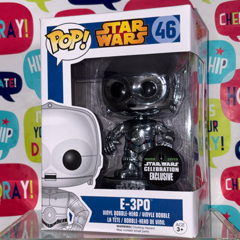 E-3PO - Star Wars Funko Pop 46 Vinyl Figure (11.4 Cm L × 8.9 Cm W × 15.9 Cm H)