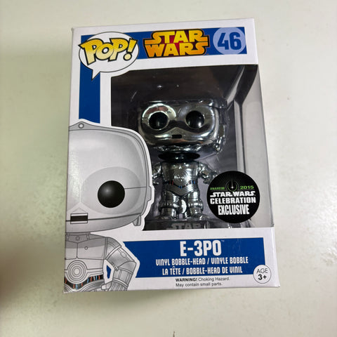 E-3PO - Star Wars Funko Pop 46 Vinyl Figure (11.4 Cm L × 8.9 Cm W × 15.9 Cm H)