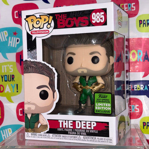 BOX FLAWS VIEW PHOTOS The Deep - The Boys Funko Pop 985 Vinyl Figure Spring Convention (11.4 Cm L × 8.9 Cm W × 15.9 Cm H)