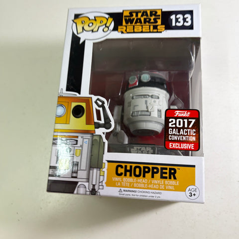 Chopper - Star Wars Funko Pop 133 Vinyl Figure (11.4 Cm L × 8.9 Cm W × 15.9 Cm H)