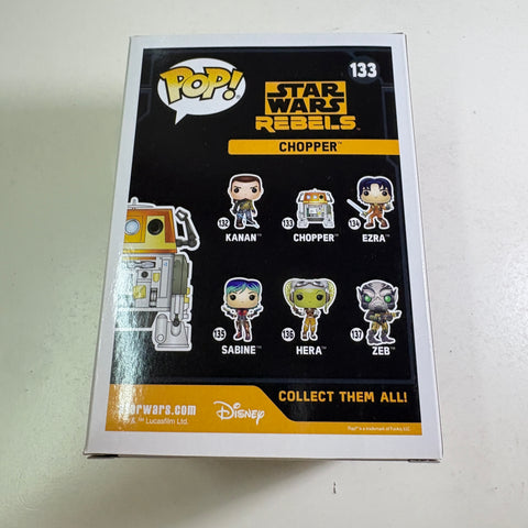 Chopper - Star Wars Funko Pop 133 Vinyl Figure (11.4 Cm L × 8.9 Cm W × 15.9 Cm H)
