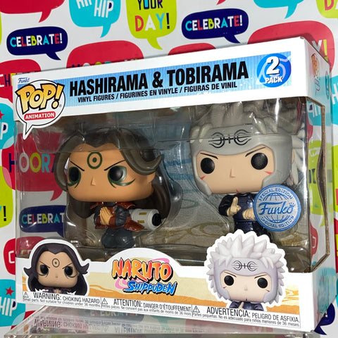 Naruto - Hasirama & Tobirama (Metallic) 2 Pack Funko Pop Exclusive