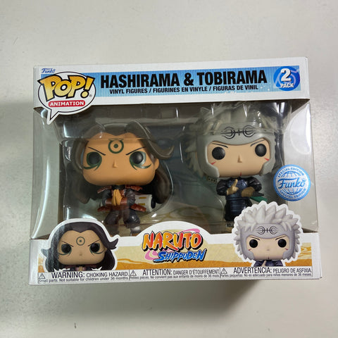 Naruto - Hasirama & Tobirama (Metallic) 2 Pack Funko Pop Exclusive