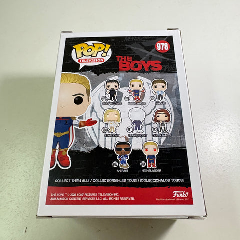 BOX DAMAGE VIEW PHOTOS Homelander- The Boys Funko Pop 978 Vinyl Figure  (11.4 Cm L × 8.9 Cm W × 15.9 Cm H)
