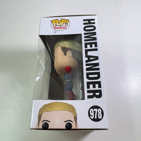 BOX DAMAGE VIEW PHOTOS Homelander- The Boys Funko Pop 978 Vinyl Figure  (11.4 Cm L × 8.9 Cm W × 15.9 Cm H)