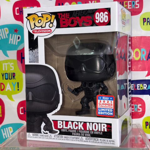 Black Noir - The Boys Funko Pop 986 Vinyl Figure  (11.4 Cm L × 8.9 Cm W × 15.9 Cm H)