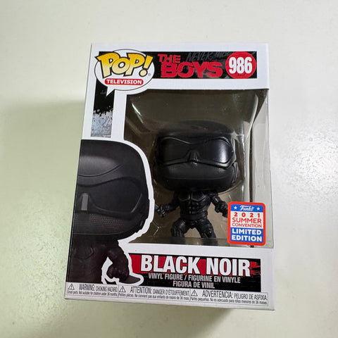 Black Noir - The Boys Funko Pop 986 Vinyl Figure  (11.4 Cm L × 8.9 Cm W × 15.9 Cm H)