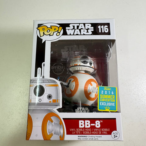 BB-8 - Star Wars Funko Pop 116 Vinyl Figure (11.4 Cm L × 8.9 Cm W × 15.9 Cm H)