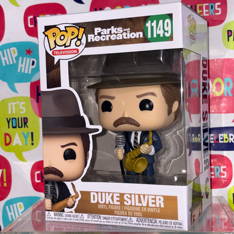 Duke Silver - Parks and Recreation Funko Pop 1149 Vinyl Figure  (11.4 Cm L × 8.9 Cm W × 15.9 Cm H)
