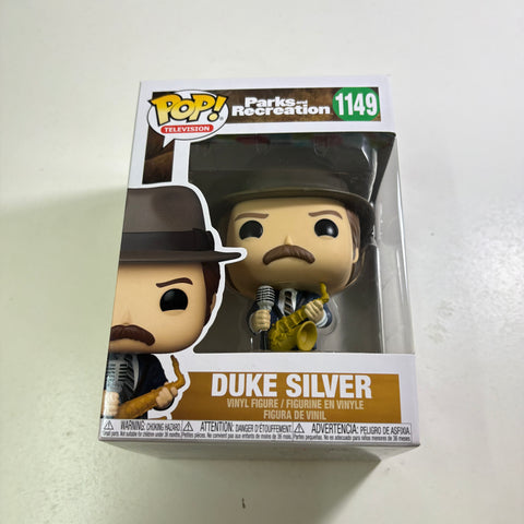 Duke Silver - Parks and Recreation Funko Pop 1149 Vinyl Figure  (11.4 Cm L × 8.9 Cm W × 15.9 Cm H)