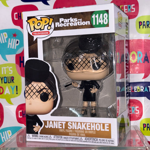 Janet Snakehole - Parks and Recreation Funko Pop 1148 Vinyl Figure  (11.4 Cm L × 8.9 Cm W × 15.9 Cm H)
