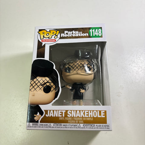 Janet Snakehole - Parks and Recreation Funko Pop 1148 Vinyl Figure  (11.4 Cm L × 8.9 Cm W × 15.9 Cm H)