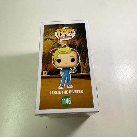 Leslie The Riveter - Parks and Recreation Funko Pop 1146 Vinyl Figure  (11.4 Cm L × 8.9 Cm W × 15.9 Cm H)