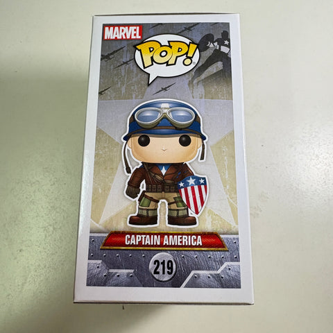 Captain America The First Avenger - Marvel Funko Pop 219 Vinyl Figure (11.4 Cm L × 8.9 Cm W × 15.9 Cm H)