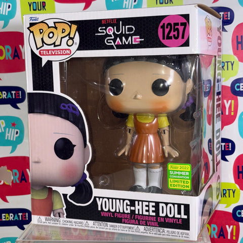 Young-Hee Doll - Squid Game Funko Pop  1257 Vinyl Figure (22.8 Cm L × 16.5 Cm W × 14 Cm H)